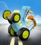 Дитячий інтерактивний стрибаючий трактор 2101-1/МК на радіокеруванні Crazy Car, блакитний - зображення 3