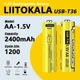 Акумулятор AA, LiitoKala USB-T36 1.5V, 2400mAh - зображення 4