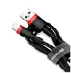 Кабель Baseus Lightning 1.5A 2M для iPhone Червоний із чорним - зображення 1