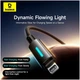 Кабель Baseus Текстильна обплетення Швидка зарядка USB-C Lightning 20W 1м Чорний - зображення 8