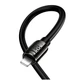 Кабель Hoco U143 Joy PD 27W Type-C/Lightning 1.2м Чорний 2.4A - зображення 6