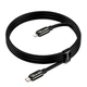 Кабель Hoco U143 Joy PD 27W Type-C/Lightning 1.2м Чорний 2.4A - зображення 7