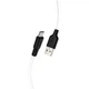 Кабель Hoco X21 Plus Силиконовый Micro USB 1м Черный с белым - изображение 8