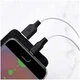 Кабель Hoco X21 Plus Силиконовый Micro USB 1м Черный с белым - изображение 3
