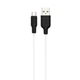 Кабель Hoco X21 Plus Силиконовый Micro USB 1м Черный с белым - изображение 9