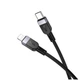 Кабель Hoco X109 силіконовий для iPhone Lightning чорний 1м - зображення 1