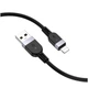 Кабель Hoco X109 силіконовий для iPhone Lightning чорний 1м - зображення 4