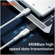 Адаптер McDodo Type-C 5A USB-A 2.0 Черный для зарядки устройств - изображение 5