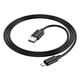Кабель Hoco X88 Micro USB 2.4A с пластиковой оплеткой черный 1м - изображение 5