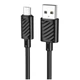 Кабель Hoco X88 Micro USB 2.4A с пластиковой оплеткой черный 1м - изображение 7