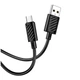 Кабель Hoco X88 Micro USB 2.4A с пластиковой оплеткой черный 1м - изображение 8