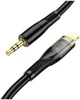Кабель AUX Hoco UPA25 Transparent Digital Audio Lightning 3.5mm Чорний - зображення 8