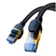 Кабель Baseus CAT7 10Gigabit Ethernet Braided 3м Чорний - зображення 3