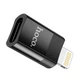 Адаптер Hoco UA17 Lightning Male to Type-C Female USB 2.0 Черный - изображение 2