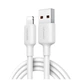 Кабель USAMS SJ604 Lightning 2.4A 1м Білий - зображення 1