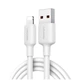 Кабель USAMS SJ604 Lightning 2.4A 1м Білий - зображення 5