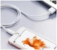 Кабель Hoco X1 Lightning 2M 2.4A для iPhone Белый - изображение 6