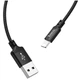 Кабель Hoco X14 Lightning 1м для iPhone чорний - зображення 7