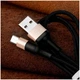 Кабель Hoco X26 Micro USB черный с золотым для быстрой зарядки и передачи данных - изображение 4