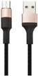 Кабель Hoco X26 Micro USB черный с золотым для быстрой зарядки и передачи данных - изображение 7