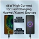 Кабель Baseus USB Type-C 66W швидка зарядка 1м чорний - зображення 10
