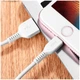 Кабель Hoco X20 Lightning 2м Білий для iPhone 12/13/14 2.4A - зображення 7