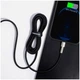 Кабель Baseus Cafule 2м Type-C to Lightning 20W чорний текстильна оплетка - зображення 5