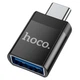 Адаптер Hoco UA17 Type-C USB3.0 черный для устройств с USB Type-C - изображение 1