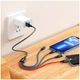 Кабель Hoco X76 4 в 1 черный для iPhone и Android с поддержкой быстрой зарядки Type-C Micro USB - изображение 2