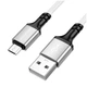 Кабель Hoco X86 силиконовый Lightning 2.4A для iPhone Белый - изображение 7