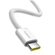 Кабель Baseus Текстильна оплетка 20W для iPhone та Type-C 2м Білий - зображення 9