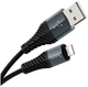 Кабель Hoco X38 Micro USB 1м черный для быстрой зарядки и передачи данных - изображение 2