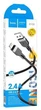 Кабель Hoco X109 Energy силіконовий Lightning 2.4A для iPhone 2 метри чорний - зображення 10