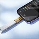 Адаптер Hoco UA36 USB female to iP male OTG прозрачный для устройств Apple черный - изображение 7