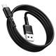 Кабель Hoco X83 Micro USB 2.4A Чорний 1м - зображення 6