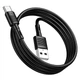 Кабель Hoco X83 Micro USB 2.4A Чорний 1м - зображення 8