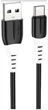 Кабель Hoco X82 силиконовый Micro USB 2.4A черный - изображение 6