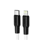 Кабель Hoco X21 Plus силиконовый PD для Lightning 1м черный с белым - изображение 9