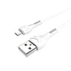 Кабель Hoco X37 Micro USB 2.4A для быстрой зарядки и передачи данных Белый - изображение 3