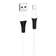 Кабель Hoco X82 силиконовый Lightning 2.4A для iPhone белый - изображение 3
