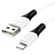 Кабель Hoco X82 силиконовый Lightning 2.4A для iPhone белый - изображение 4
