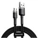 Кабель Baseus Micro USB 1.5A 2M для пристроїв з Micro USB чорний та сірий - зображення 1