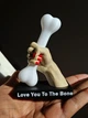 Шутливый Сувенир Valentine Gag Gift Love You To The Bone 8 См Белый 3д Печать - изображение 1