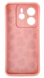 Чехол Shock Case Print для Xiaomi Redmi Note 14 4G EU (24117RN76E) бампер светло-розовый с рисунком Сердца - изображение 2