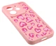 Чехол Shock Case Print для Xiaomi Redmi Note 14 4G EU (24117RN76E) бампер светло-розовый с рисунком Сердца - изображение 3