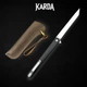 Ніж складний Karda J097 black handle tanto blade - изображение 2