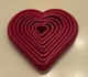 Fidget Tiker Cool Heart 7 См Красный 3D-Печать - изображение 2