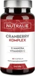 Ягідки клюкви American, вітамін C, D-манноза, гібіскус + імбирь NUTRALIE - 60 капсул - зображення 1