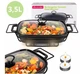 Мармит керамический Kamille KM-6429 3,5 л прямоугольный - изображение 6