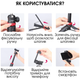Штатив монопод трипод телефону і камери фотоапарата телескопічний підлоговий для 33-149 см Ulanzi білий - зображення 9